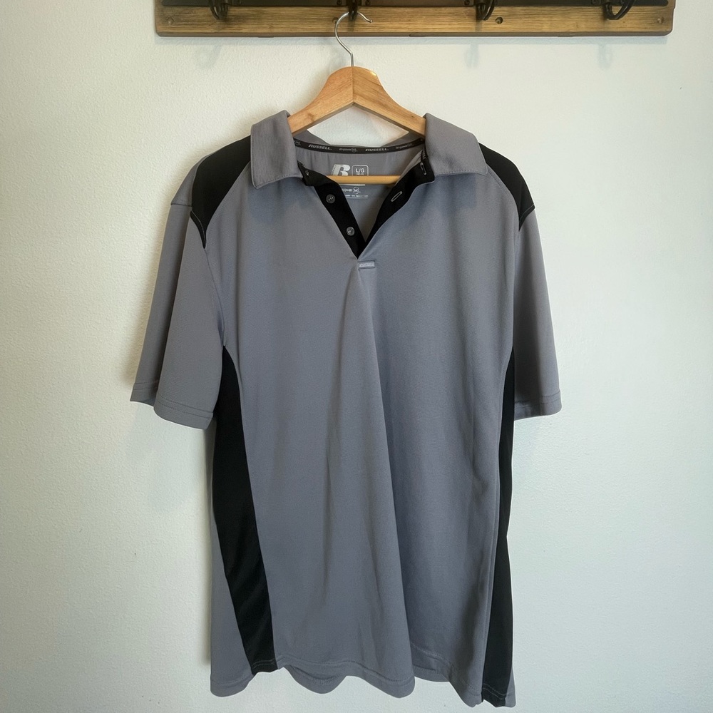 Men’s Large RUSSELL training fit Athletic Polo